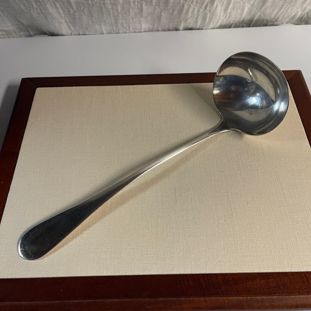 Ladle ~ Victor Silver Co A1 Silverplate Flatware Silverware 12”
